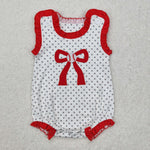 SR2376   baby girl clothes embroidery baseball bows girl summer bubble