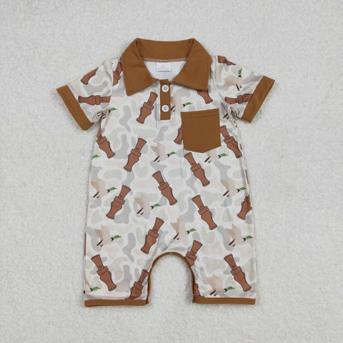 SR2464  baby boy clothes call me boy summer romper