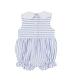SR2544  pre-order baby girl clothes blue stripes girl summer bubble-2025.1.17