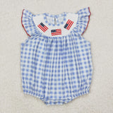 RTS kids matching clothing glag smock clothing 4th of July clothing