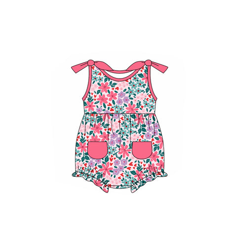 SR2616 pre-order baby girl clothes floral girl  summer bubble-2025.1.27