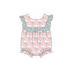 SR2703 pre-order baby girl clothes Ice cream toddler girl summer romper-2025.2.11