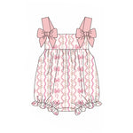 SR2704 pre-order baby girl clothes bows toddler girl summer romper-2025.2.11