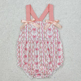 SR2704  baby girl clothes bows toddler girl summer romper