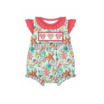 SR2706 pre-order baby girl clothes cartoon mouse toddler girl summer romper-2025.2.11