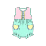 SR2714 pre-order baby girl clothes color toddler girl summer bubble-2025.2.13