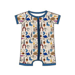 SR2721 pre-order baby boy clothes fishing toddler boy summer romper-2025.2.13