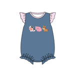 SR2723 pre-order baby girl clothes animals toddler girl  summer bubble-2025.2.13