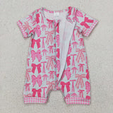 RTS girl clothes pink bow girl matching clothes