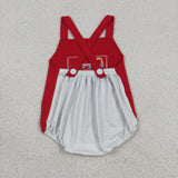 SR2849   baby boy clothes embroidery car boy summer bubble