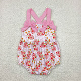 SR2933   baby girl clothes strawberry girl summer bubble