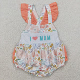 RTS kids matching clothing fathers clothing I love dad embroidery summer clothing