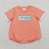 RTS kids matching clothing fathers clothing I love dad embroidery summer clothing