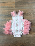 SR2964 pre-order baby girl clothes floral girl summer bubble-2025.4.1