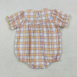 SR2982  baby girl clothes smocked animal girl summer bubble