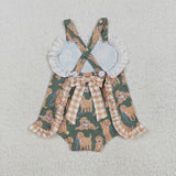 SR2986   baby girl clothes dog girl summer bubble