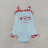SR3055  baby girl clothes country fair girl summer bubble