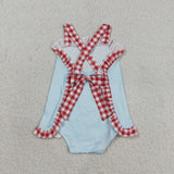 SR3055  baby girl clothes country fair girl summer bubble