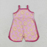 RTS kids matching clothing smile print clothing girl summer clothing-2025.7.2