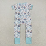 SR3109   baby girl clothes pumpkin toddler girl fall romper