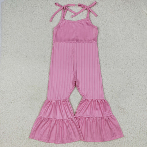 SR3156    baby girl clothes pink girl summer  jumpsuit