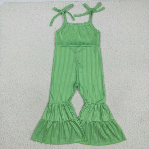 SR3160 baby girl clothes green girl summer  jumpsuit