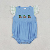 RTS kids matching clothing embroidery mallard print clothing girl summer clothing-2025.1.9