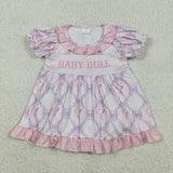 SR3291  baby girl clothes baby doll girl summer bubble