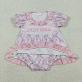 SR3291  baby girl clothes baby doll girl summer bubble