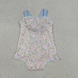 SR3461 baby girl clothes floral girl  summer bubble