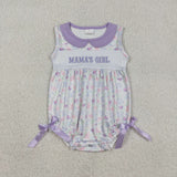 RTS kids matching clothing embroidery mama’s girl print clothing girl summer clothing-2025.1.6