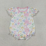 RTS Matching kids clothing bows print clothing girl summer clothing-2026.3.24