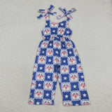 RTS Matching kids clothing flag print clothing baby girl 4th of July patriotic summer clothing-2026.5.15