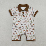 RTS Matching kids clothing cowboy print clothing baby boy summer clothing-2026.3.24