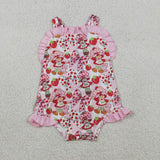 RTS Matching kids clothing strawberry print clothing baby girl summer clothing-2026.4.1