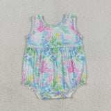 RTS Matching kids clothing seaweed print clothing girl summer clothing-2026.3.24