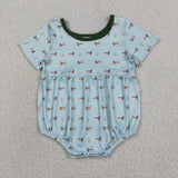 RTS  Matching clothing kids mallard print print baby summer clothing-2026.4.28