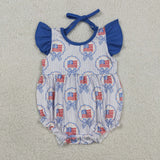 RTS Matching kids clothing flag print clothing girl 4th of July summer clothing-2026.4.24