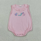 RTS Matching kids clothing embroidery snails print clothing baby summer clothing-2026.5.1