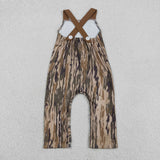SR4048  baby boy clothes embroidery hunting print boy  summer  jumpsuit