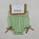 RTS Matching kids clothing embroidery mallard print clothing baby summer clothing-2026.5.20