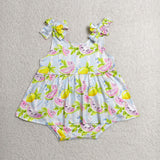 SR4135   baby clothes watermelon print toddler girl summer bubble
