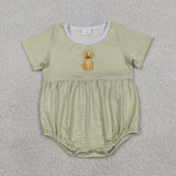 RTS  Matching clothing kids embroidery pubby print baby boy summer clothing-2026.5.20