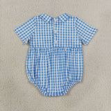 SR4231  baby boy clothes  embroidery baby brother print toddler boy summer bubble
