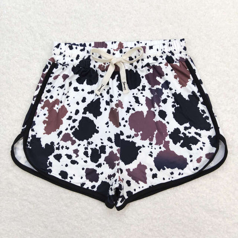 SS0221  adult clothes cow pattern adult mower summer shorts