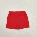 SS0270  toddler clothes red boy summer shorts