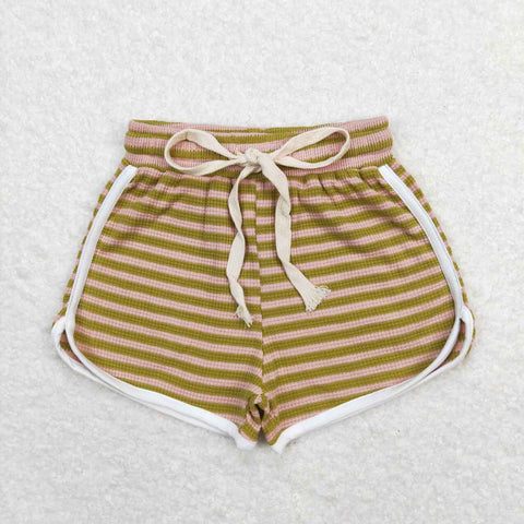 SS0321 toddler clothes summer shorts bottom stripe baby girl summer bottom