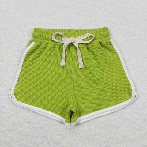 SS0325 toddler clothes summer shorts bottom green  baby girl summer bottom