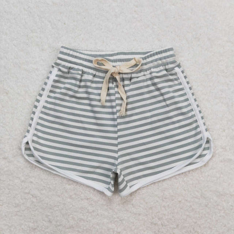 SS0328 toddler clothes summer shorts bottom blue stripes milk silk baby girl summer bottom