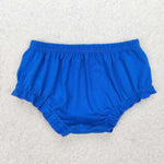 SS0348 toddler clothes blue girl summer bummies shorts